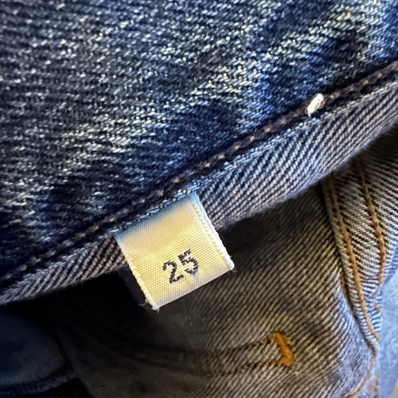 CITIZENS OF HUMANITY LIYA HI-LO HEM CLASSIC FIT JEANS size 25 style 1620C-749 - Picture 4 of 9